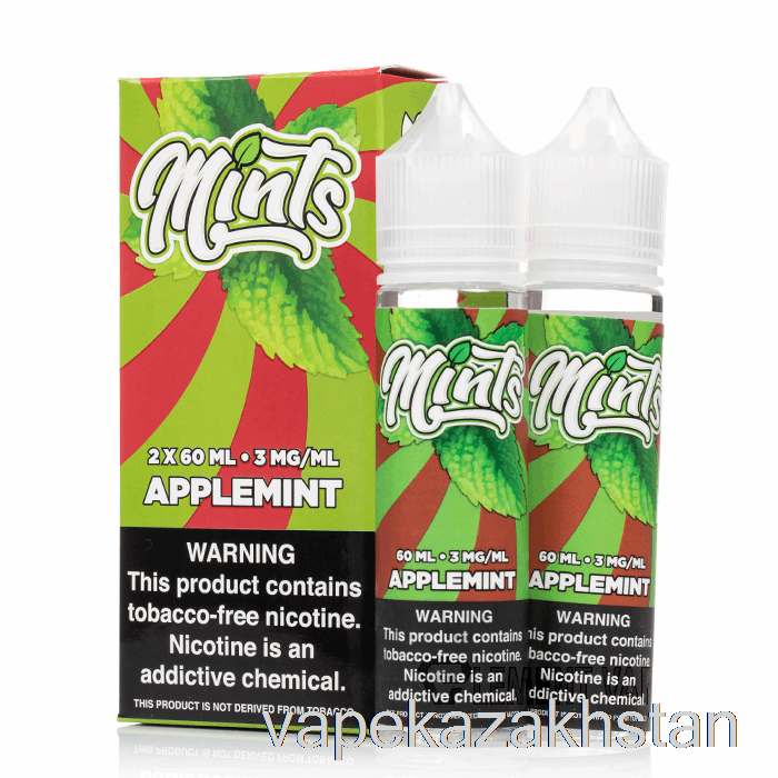 Vape Smoke Applemint - Mints Vape Co - 120mL 3mg